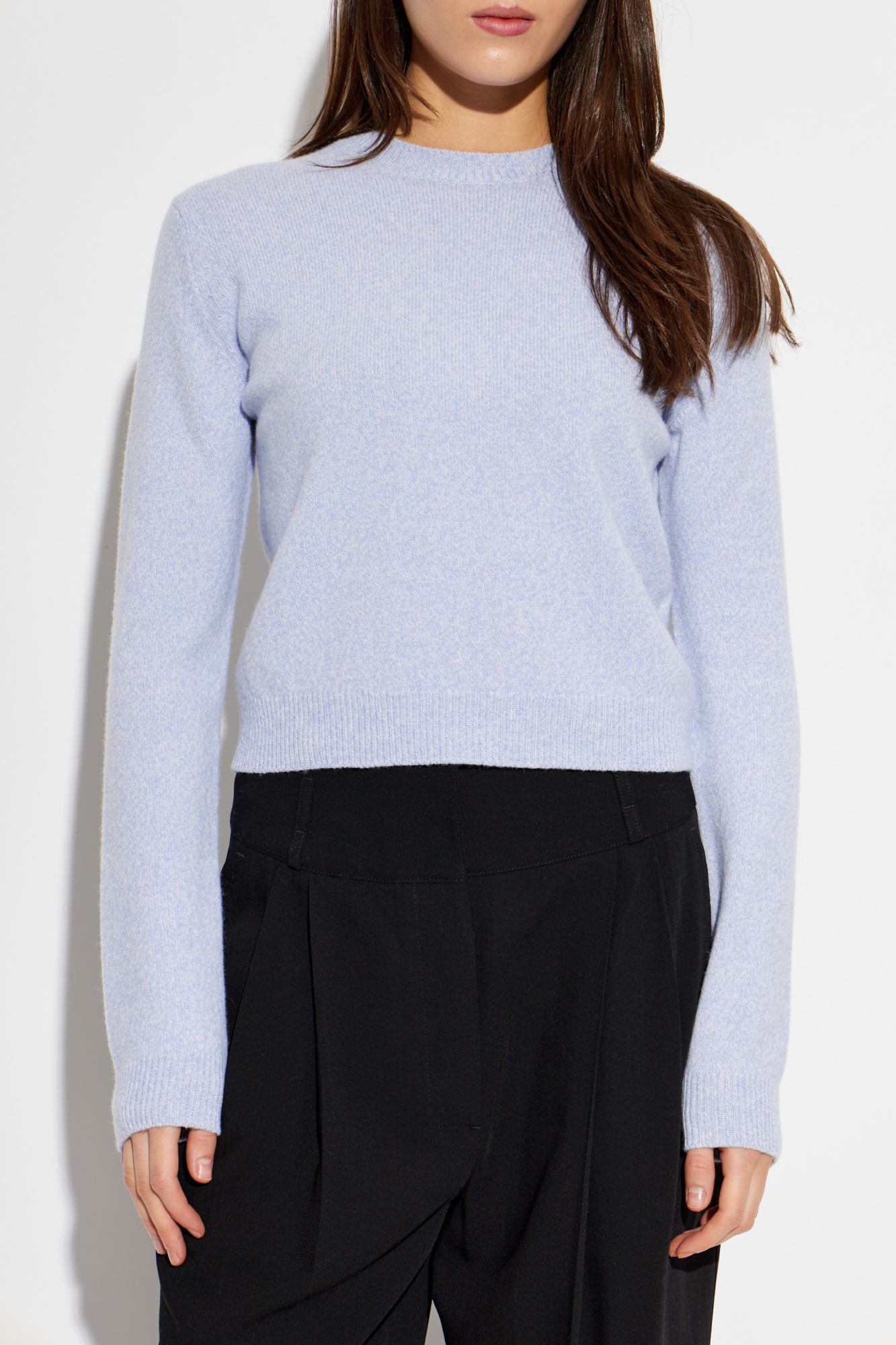 JIL SANDER Wool sweater with a crew neck | Women's | Vitkac